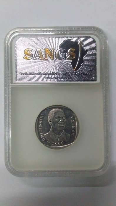 2000 AU53 Graded Mandela R5 Coin