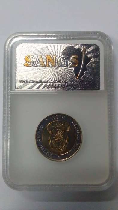 2018 MS63 Graded Mandela Centenary R5 Coin