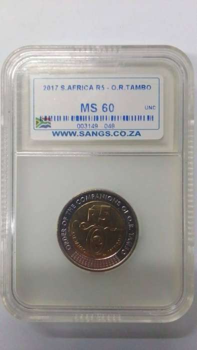 2017 OR Tambo R5 Coin - MS60 Grading