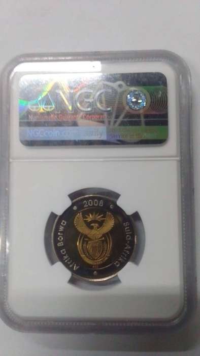 2008 Mandela 90th Birthday Frosted R5 - GRADED PF67