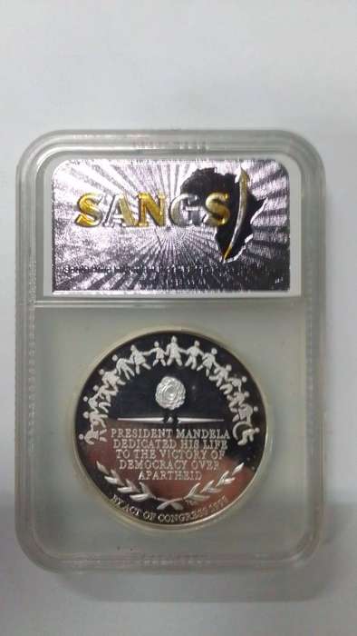 1998 Mandela Victory of Democracy Over Apartheid Medallion
