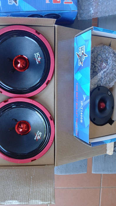 Ice power bullet midrange and bullet tweeters