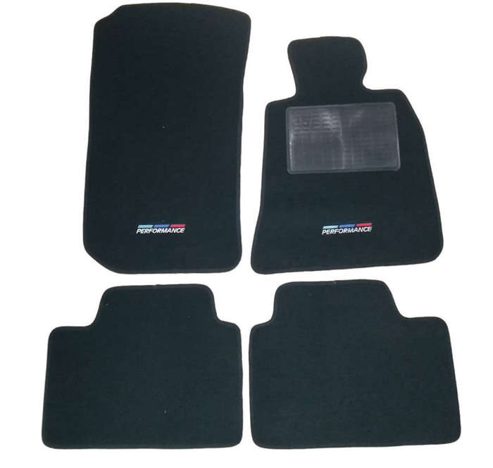 Black Performance Design Material Mats - Compatible with BMW G20