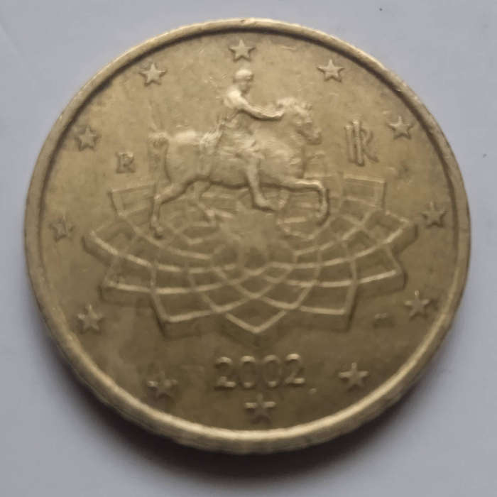 2002 50 euro cent coin