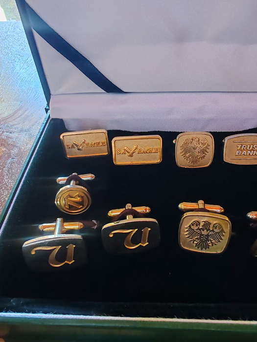Cufflinks 12 x VIntage South African Bank Cufflinks