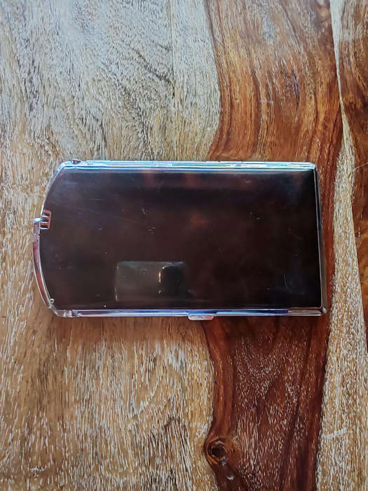 Vintage Ronson Cigarette Case with Built-In Lighter  Not Working
