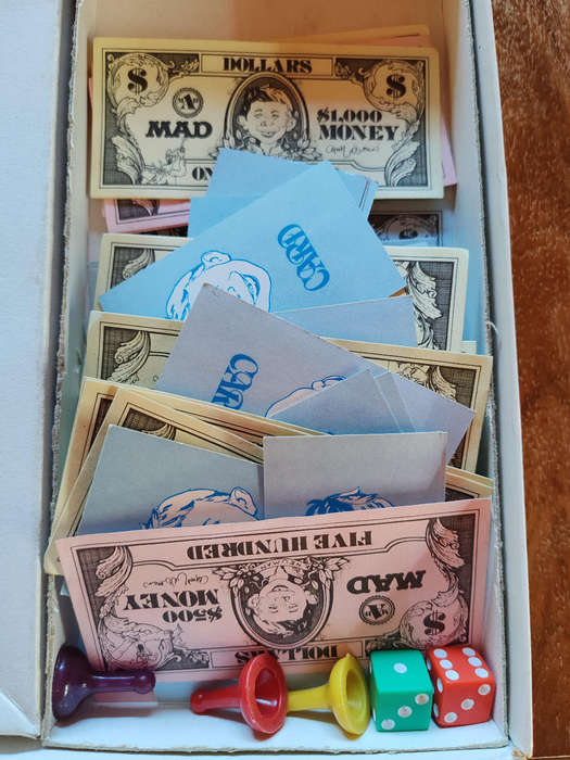 Mad Magazine Board Game by Parker Brothers  Vintage Collectible