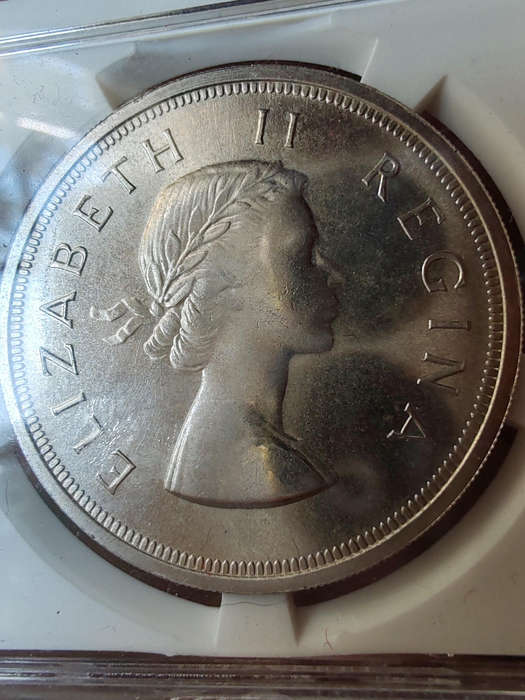 1959 South Africa 5 Shillings  SANGS SS63