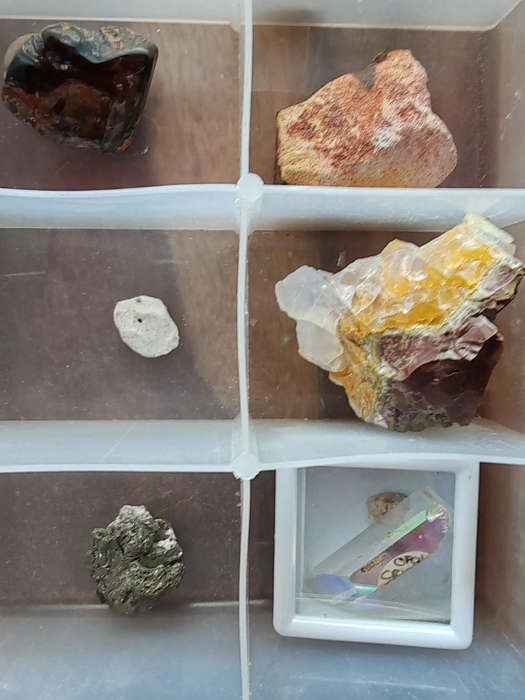 Crystal & Mineral Display Collection | Smoky Quartz, Opalite, Onyx , Obsidian & More