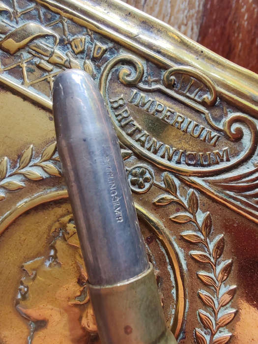 Original 1914 Princess Mary Christmas Tin with Authentic .303 Bullet Pencil  WW1