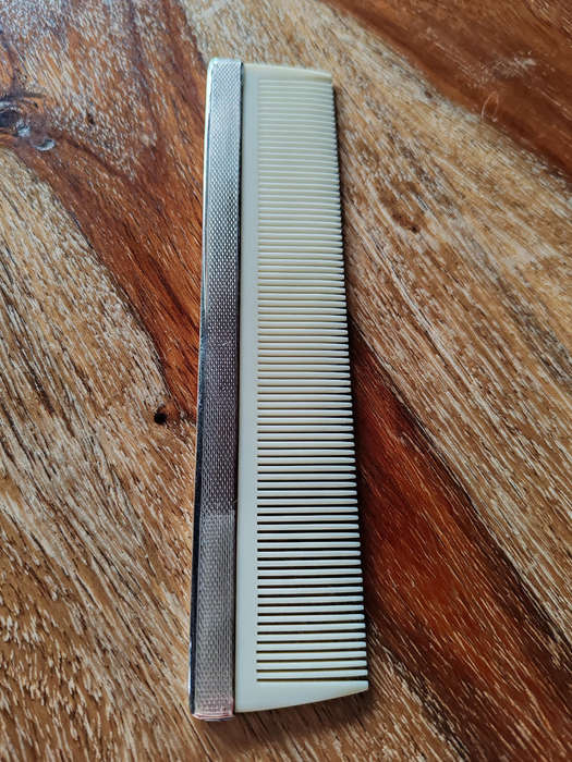 Elegant Vintage Sterling Silver Grooming Set  Brush & Comb (Stamped 925)
