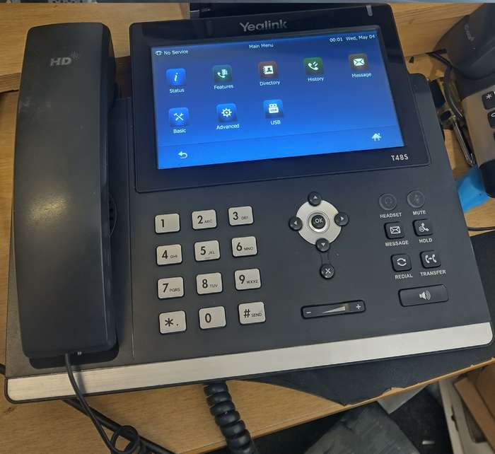Yealink T48S IP Phone, 7-Inch Color Touch Screen Display