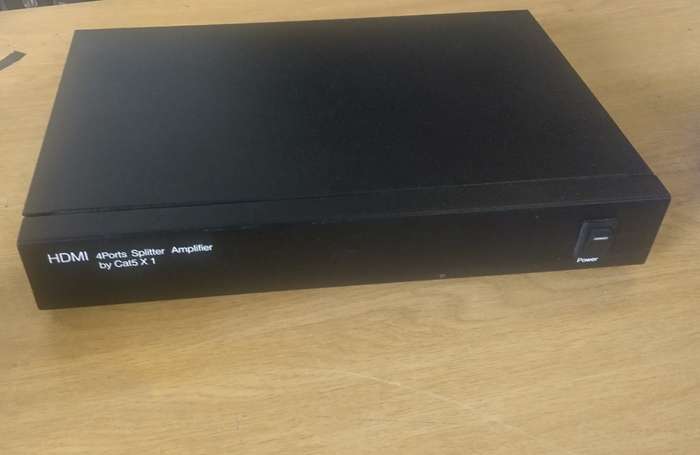 HDMI 4 Ports Splitter Amplifier by Cat 5x1