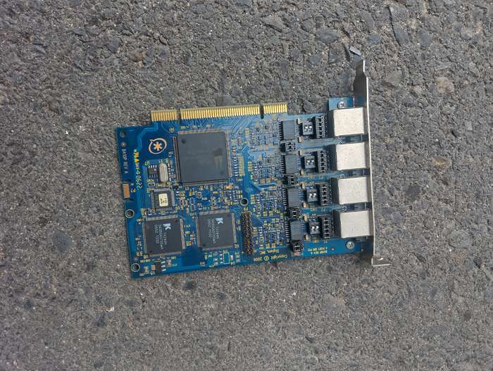 Digium Digital Asterisk B410P Rev.A 4port PCI Card Adapter