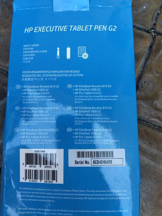 HP Executive Tablet Pen G2 (F3G73AA)