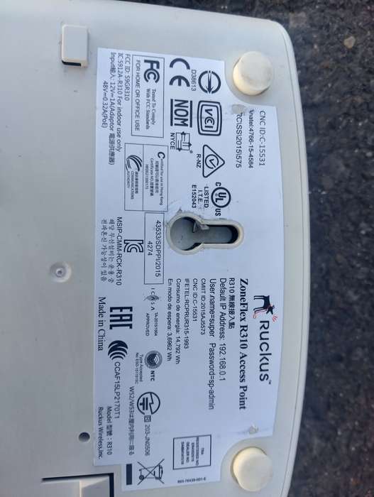 Ruckus ZoneFlex R310 Indoor Wireless Access Point (MSIP-CMM-RCK-R310)
