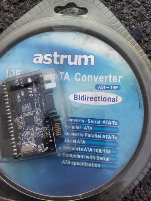 Serial ATA to Parallel ATA Converter | 40pin IDE port | 4pin Power Connector