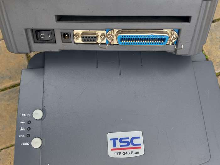 TSC TTP-243 Plus Direct Thermal Label Printer Parallel Port