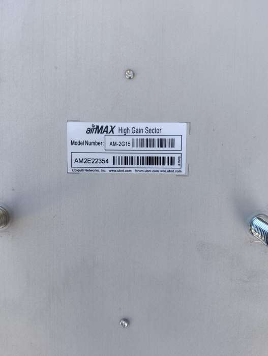 Ubiquiti airMAX 2.4GHz 2X2 Mimo Base Station Sector Antenna | AM-2G15-120