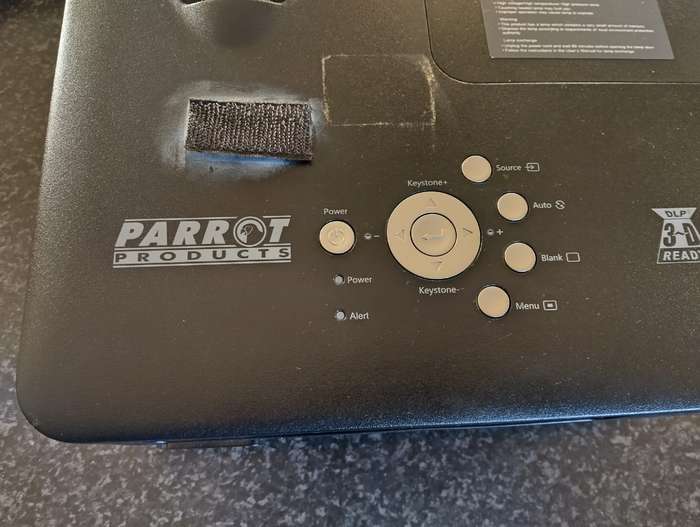 Parrot DLP 3D Ready Projector (Model: OP0413)  No Remote