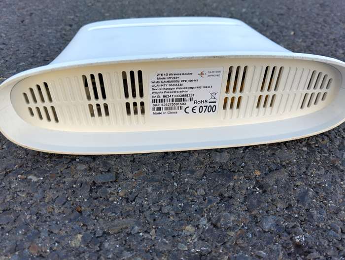 ZTE 4G Wireless SIM Card Router  Model:MF283+