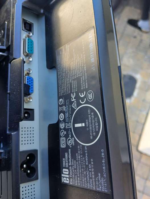 Elo 15inch LCD Touch Screen Monitor (Part Number: ET1517L)