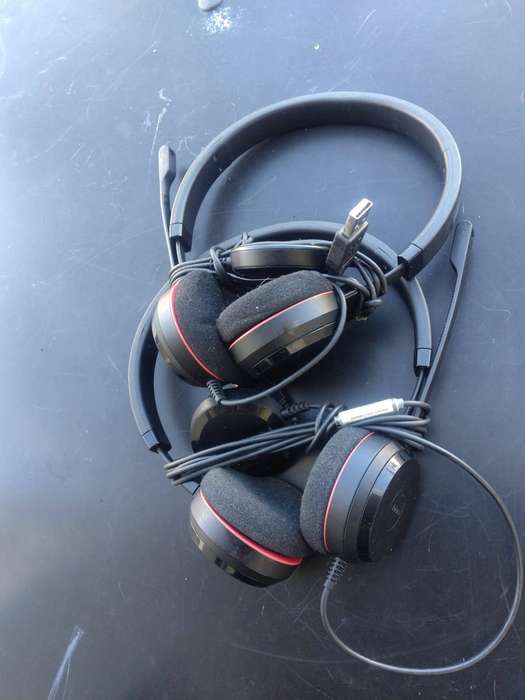 Jabra Evolve GNM-HSC016 Stereo Wired Headset, Black | Model# HSC016