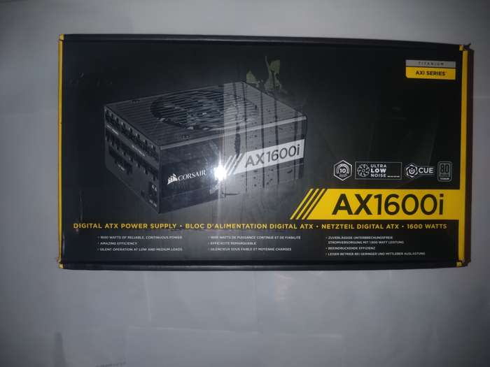 Corsair AXi Series AX1600i 1600 Watt 80+ Titanium Certified Fully Modular Digital Power Supply