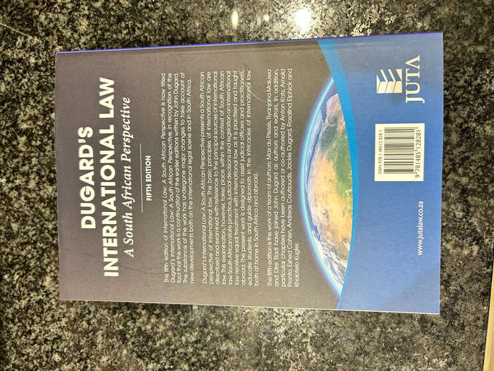 Dugard's International Law: A South African Perspective 5th Edition