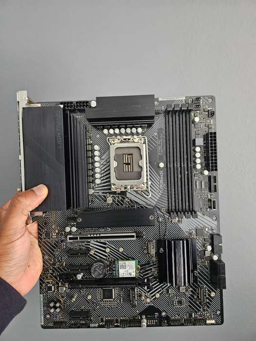 ASRock Motherboard + Wi-Fi/Bluetooth NVMe Card  Sold As-Is | No POST | For Parts or Repair
