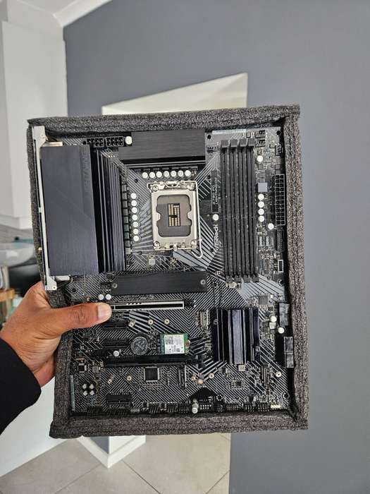 ASRock Motherboard + Wi-Fi/Bluetooth NVMe Card  Sold As-Is | No POST | For Parts or Repair