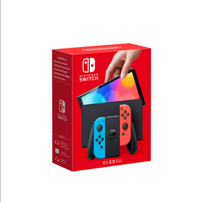 Nintendo Switch OLED  Neon Red & Blue (Open Box, Brand New)