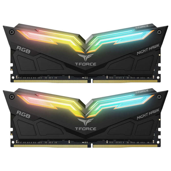 2x T-Force Night Hawk RGB DDR4  4133MHz (16GB Total / 8GB x2)