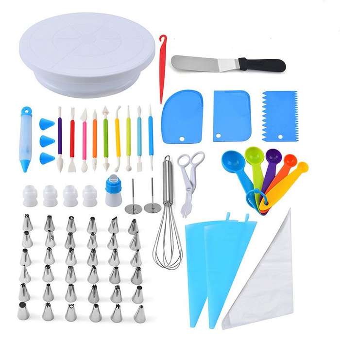 65 Pieces Of Cake Decoration Kit Baking Tools Set