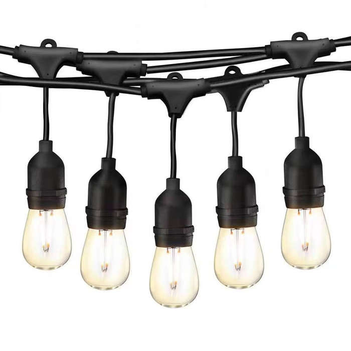 MTY-High Quality LED Outdoor Retro Light Bulb 8.1m 13 Pieces Light AC - Cool white