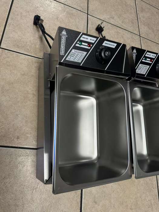 6L + 6L Stainless Steel Double Tank Electric Fryer