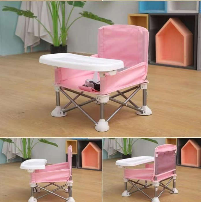 Portable Baby Booster High Chair - PINK