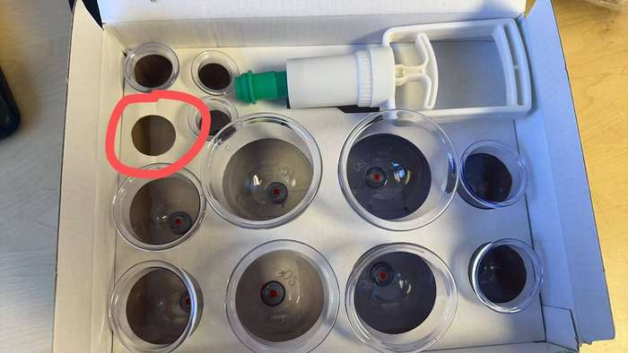 Vacuum Cupping Sets of 11 Cups With Pump