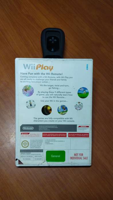 Wii Play + Black Remote + Motion Plus adapter