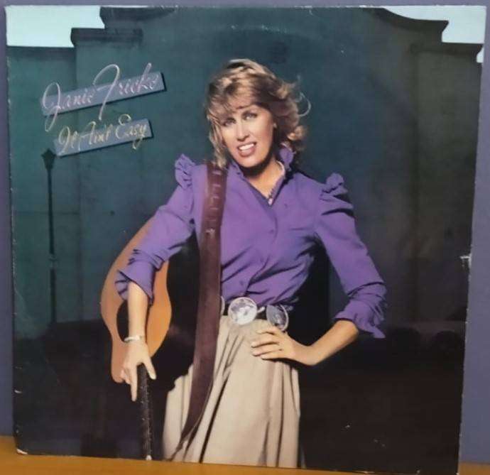 Janie Fricke It Ain't Easy - Vinyl LP Record - VG+