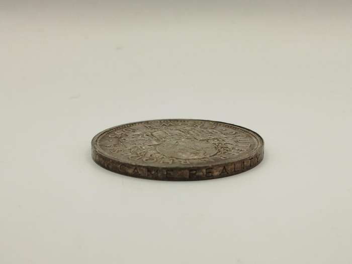 1953 Southern Rhodesia Crown  Queen Elizabeth II Coronation Coin | 50% Silver | Historical Colon