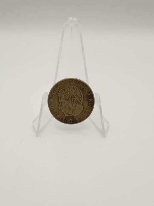 1955 Sweden 1 Krona Silver Coin  King Gustaf VI Adolf  40% Silver  Historic Scandinavian Issue