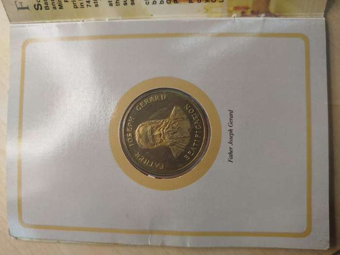 1988 Lesotho Papal Visit Medallion  Pope John Paul II & Father Joseph Gerard  Dual-Sided Commemora