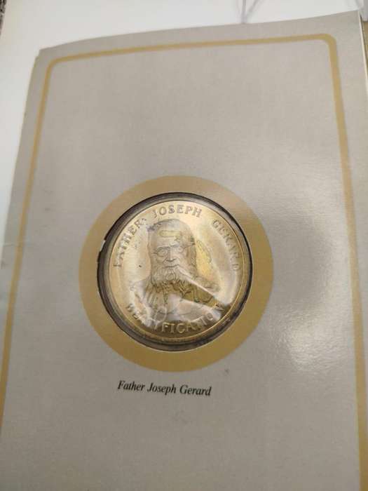1988 Lesotho Papal Visit Medallion  Pope John Paul II & Father Joseph Gerard  Dual-Sided Commemora