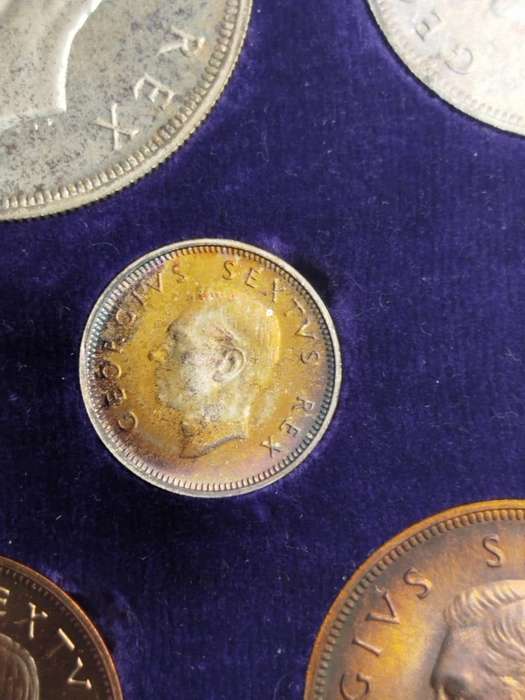 1952 South Africa Union Tercentenary Full 11-Coin Proof Set  Gold & Silver  SAM Box  Rare Inve