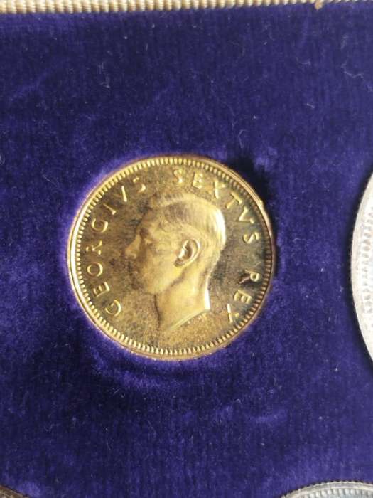 1952 South Africa Union Tercentenary Full 11-Coin Proof Set  Gold & Silver  SAM Box  Rare Inve
