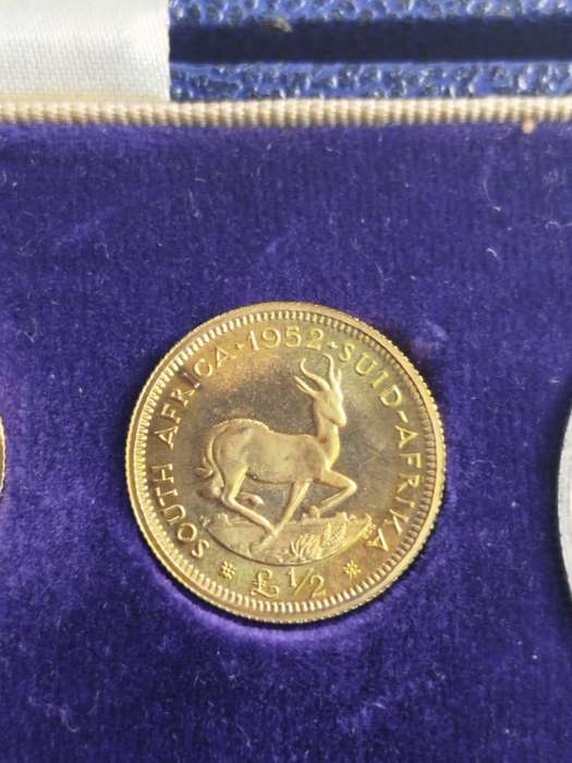 1952 South Africa Union Tercentenary Full 11-Coin Proof Set  Gold & Silver  SAM Box  Rare Inve