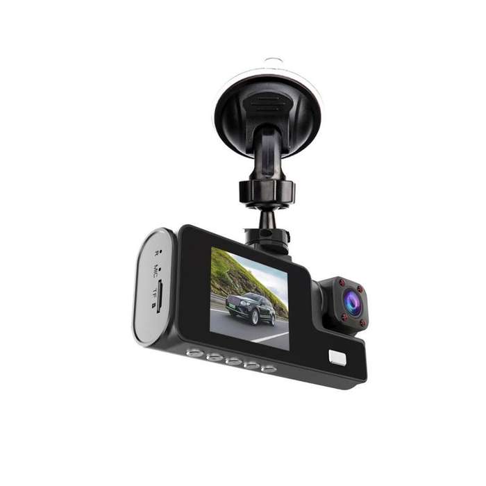 DUAL DASHCAM HD 1080P Triple Lens Reverse Park Monitor Car DVR