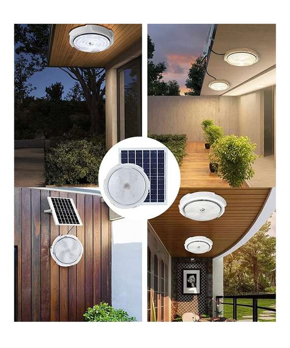 50W Solar Ceiling Light with Remote Control