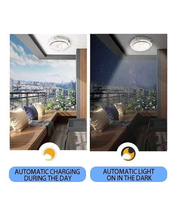 50W Solar Ceiling Light with Remote Control